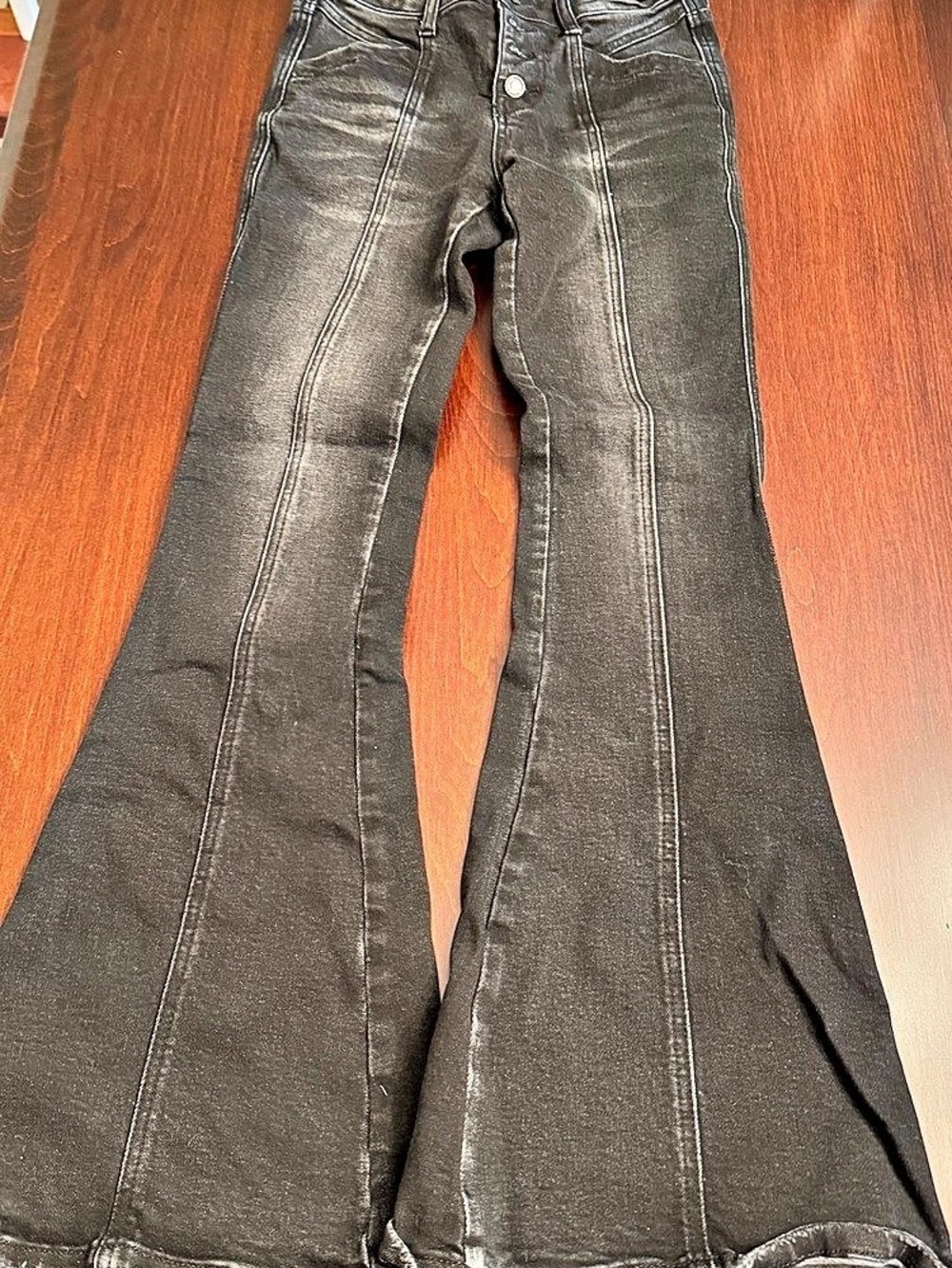 FLYING MONKEY Black Flare Jeans Waist 25
